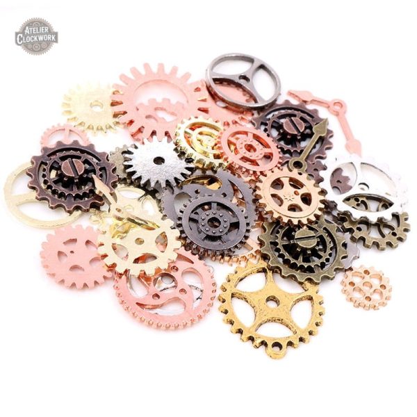 Accessoire Steampunk - Breloques Mécaniques