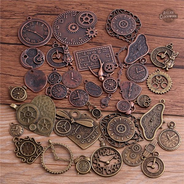 Breloques Steampunk pour projets artisanaux