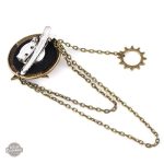 Bijou broche inspiré de l'horlogerie vintage