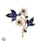 Broche Steampunk Fleur Ancienne