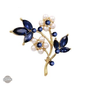 Broche Steampunk Fleur Ancienne