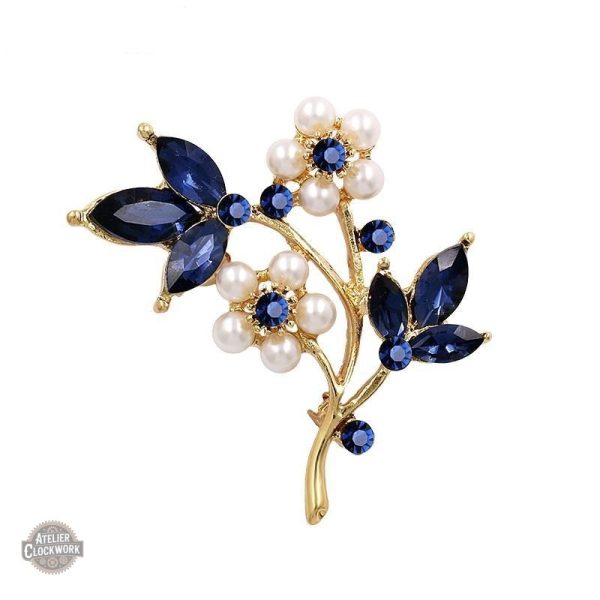 broche-ancienne-fleur-1 Broche Steampunk Fleur Ancienne