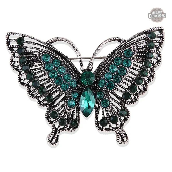 Broche vintage aux détails raffinés