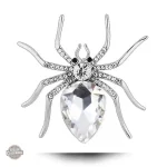 Bijou steampunk, araignée Swarovski pour un look audacieux