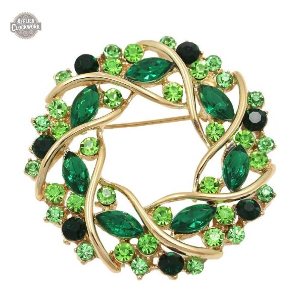 Broche Steampunk Couronne Vintage