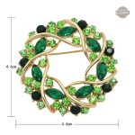 Broche couronne au style rétro-futuriste