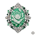 Broche Camée ancienne au style steampunk