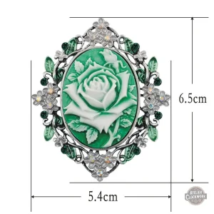 Broche vintage inspirée par l'esthétique steampunk