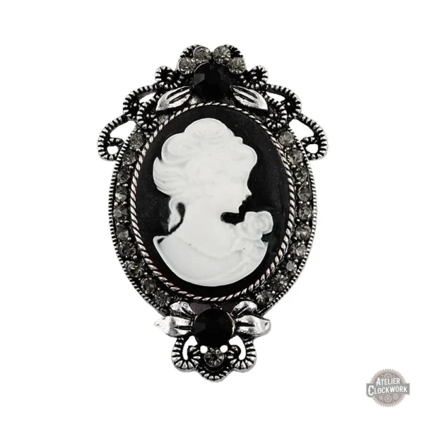 broche-camee-vintage-1 Broche Camée Vintage - Elisabeth en style steampunk