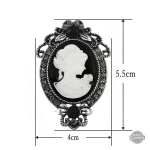 Accessoire steampunk femme avec camée vintage