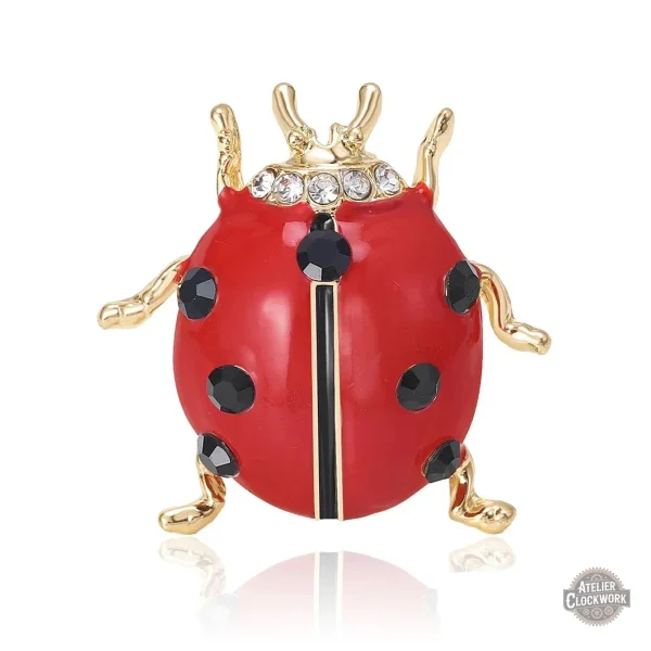 broche-coccinelle-1 Broche Coccinelle steampunk élégante pour femme