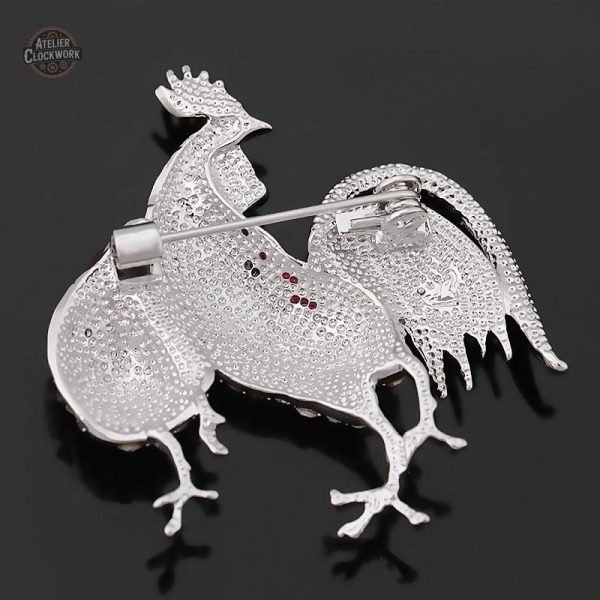 Bijou Steampunk, broche raffinée pour les passionnés