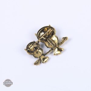 Accessoire Steampunk avec motif de chouettes en métal