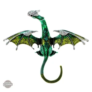 Broche Dragon Fantastique en style steampunk
