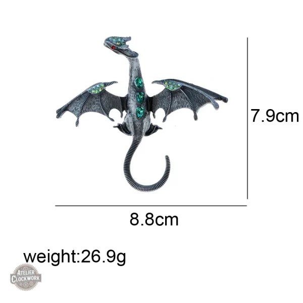 Accessoire steampunk inspiré de dragons fantastiques