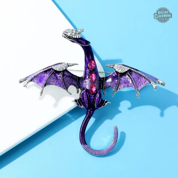 Bijoux steampunk avec design de dragon