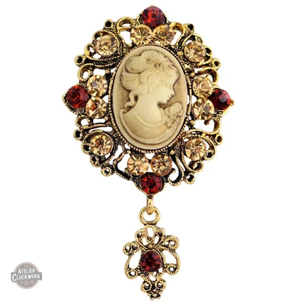 broche-epoque-victorienne-1 Broche Victorienne House of Hanover Steampunk Femme