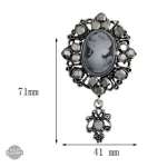 Broche élégante inspirée de la période victorienne