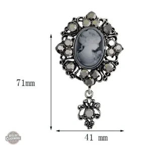 Broche élégante inspirée de la période victorienne