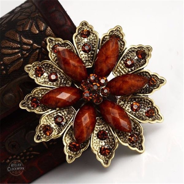Accessoire floral pour look steampunk