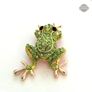 Broche Grenouille - Prince du Marais en style steampunk