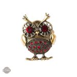 Broche hibou steampunk P'tit Bout Mécanique