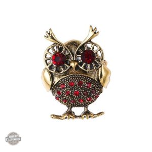 Broche hibou steampunk P'tit Bout Mécanique