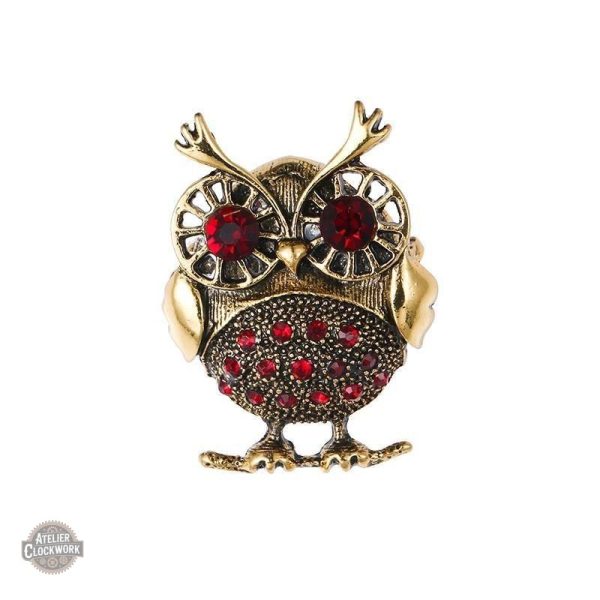 broche-hibou-mecanique-steampunk-1 Broche hibou steampunk P'tit Bout Mécanique