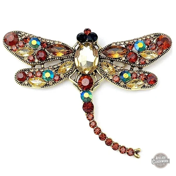 Accessoire femme steampunk libellule