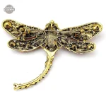 Bijou broche libellule pour style rétro-futuriste