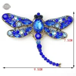 Libellule en cristal, ajout chic à la tenue