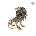 Broche Steampunk Roi des Animaux en métal décoratif