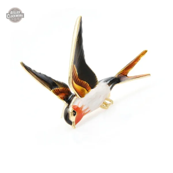 Accessoire ancien, broche chant vintage pour femme