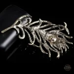Accessoire Steampunk Plume Paon pour femme élégante