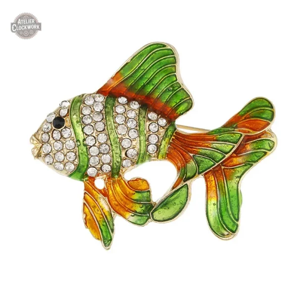 Accessoire vintage poisson pour femme tendance