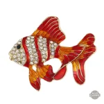 Détail steampunk coloré en forme de poisson