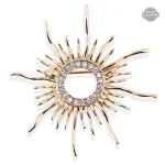Broche Soleil Vintage Steampunk Femme