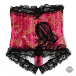 Stylé bustier femme aux accents steampunk