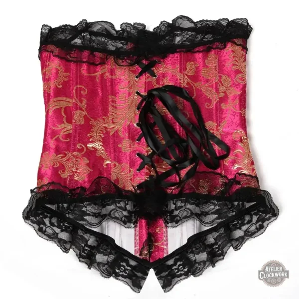 Stylé bustier femme aux accents steampunk