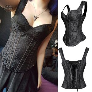 Bustier gothique steampunk pour femme