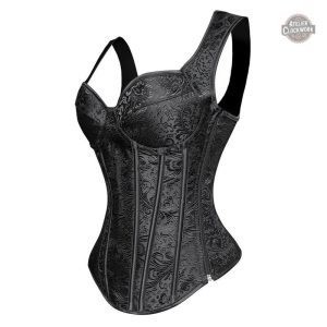 Corset romantique aux influences sombres