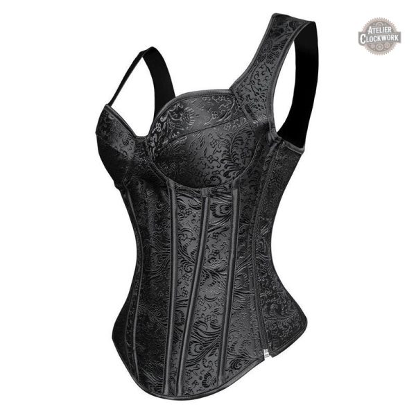 Corset romantique aux influences sombres
