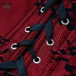 Vue frontale du bustier Elizabeth Bathory