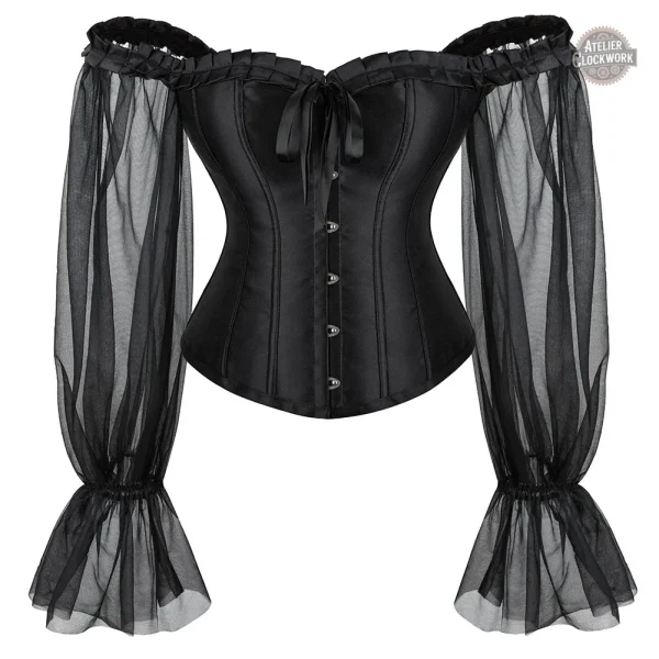 Bustier steampunk élégant inspiré du style victorien
