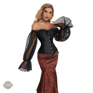 Mode féminine steampunk : bustier Mina Harker chic
