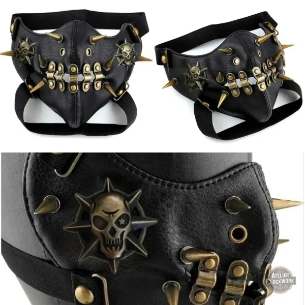 Masque décoratif avec motifs Steampunk distinctifs