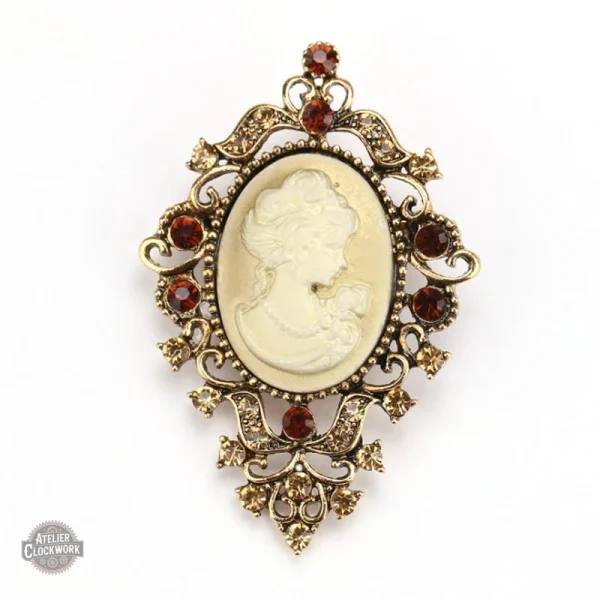 Broche steampunk, une pièce maîtresse