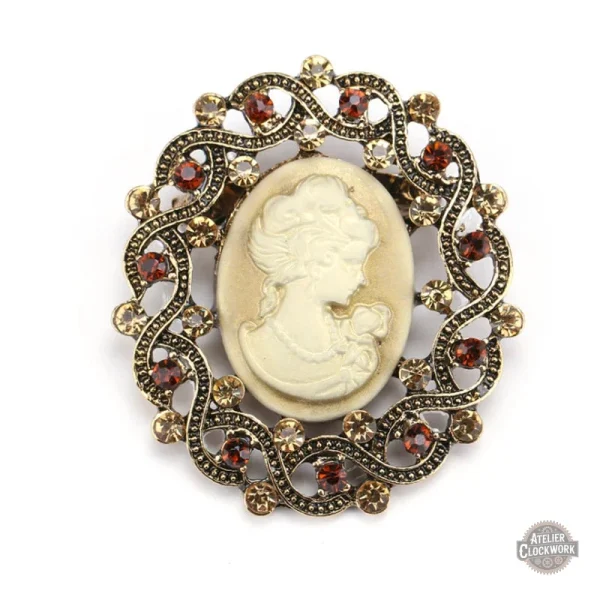 Broche Camée Steampunk - vue 4