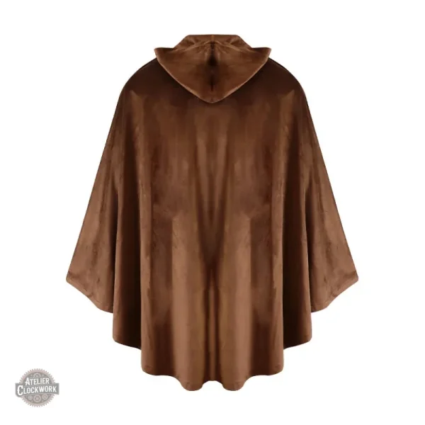 Déguisement Steampunk : cape à capuche versatile