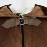 Cape unisexe à capuche pour un look vintage